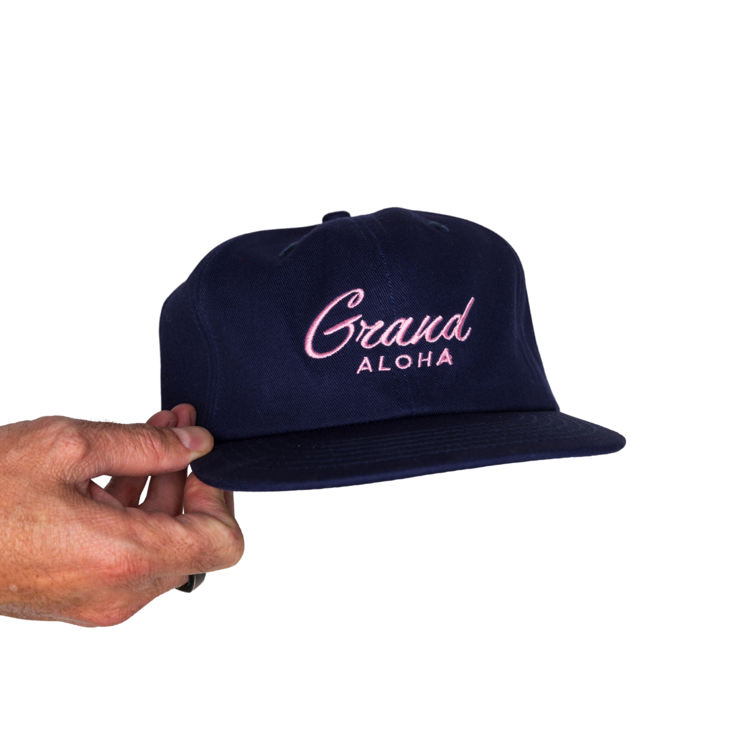 Grand Aloha Hat (Blue/Pink)